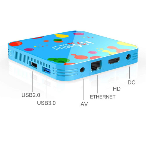 H96 MINI H6 6K Android 9.0 Smart TV BOX Quad Core 4 GB RAM and 128 GB HDD Dual Wifi 2.4G /5G Smart TV BOX