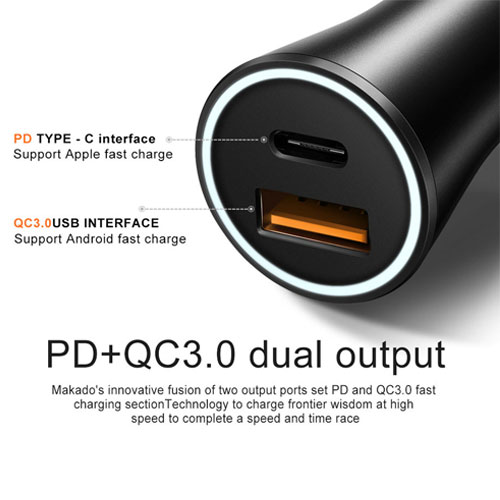 McDodo PD 30W Car Charger with USB 3.0 Charger