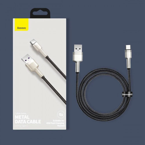 Baseus  40W USB to Type-C Metal Cable - 1 M