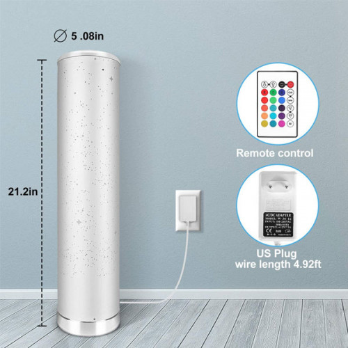  LED Floor Lamp Dimmable with Remote Control