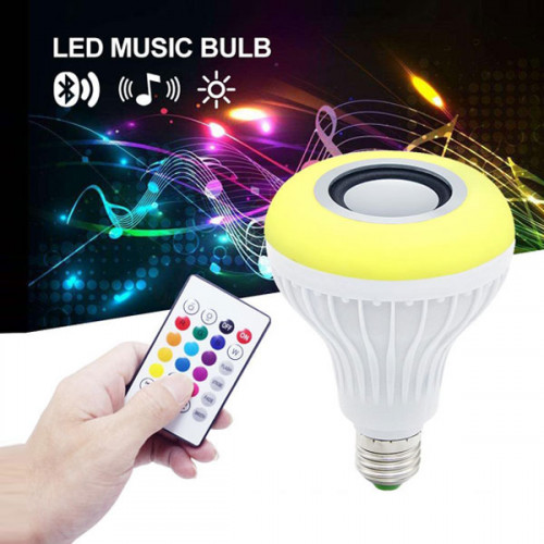 Smart LED Lamp Bluetooth Speaker Bulb with Remote