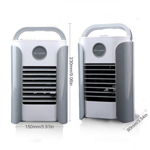 Portable Mini Air Cooler Fan with Bluetooth Speaker