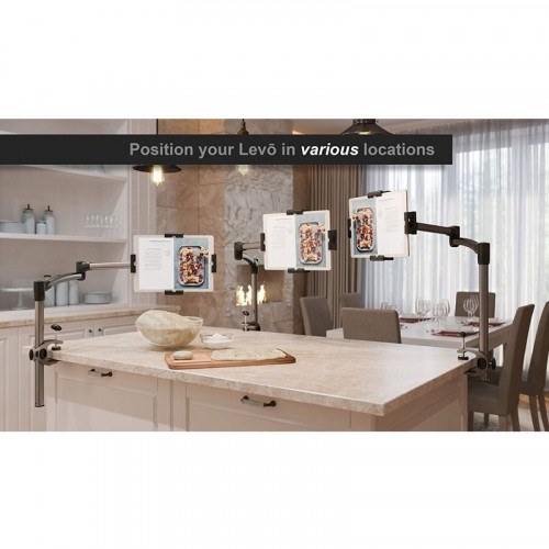 LEVO G2 Deluxe Table Clamp and iPads Lazy Stand For UpTo 12.9 inch 