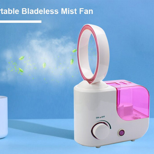 MINI Desktop No Leaf Air Cooling Fan with Humidifier