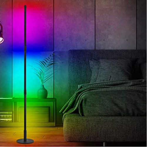  LED Corner Floor RGB Floor Lamp with Re...