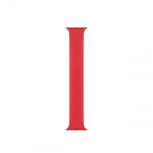 Soft Silicon Solo Loop Band for Apple Watch 44 MM/ 42 MM - Red