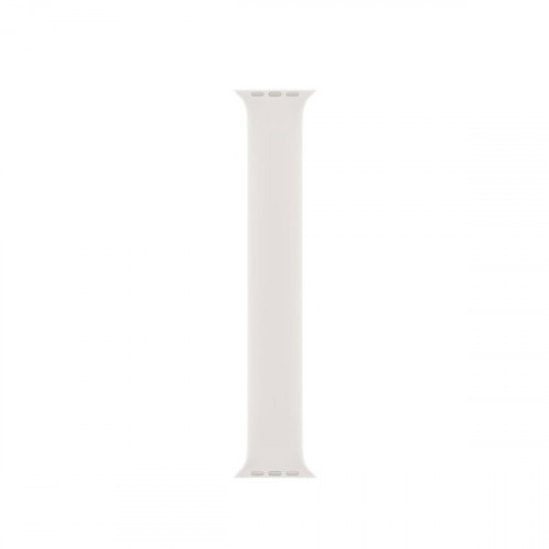 Soft Silicon Solo Loop Band for Apple Watch 44 MM/ 42 MM - White