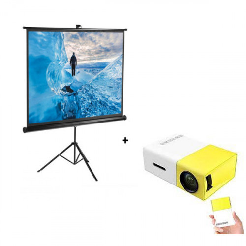 Portable Projector Screen With Stand + M...