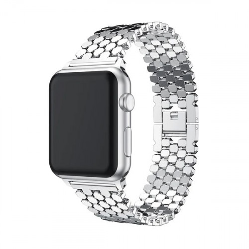 JANSIN Link Stainless Steel Apple Watch ...