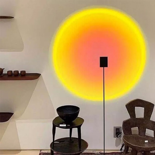 Rainbow Art Sunset Projection Floor Lamp For Decoration