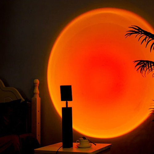 Rainbow Art Sunset Projection Floor Lamp For Decoration