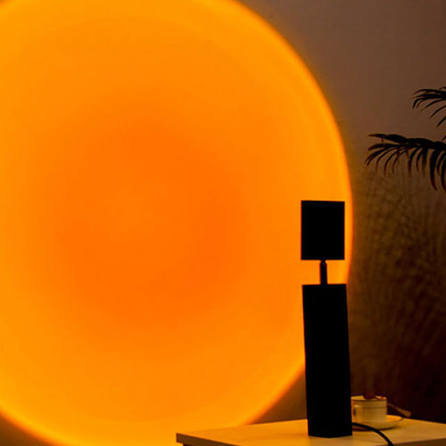 Rainbow Art Sunset Projection Floor Lamp For Decoration