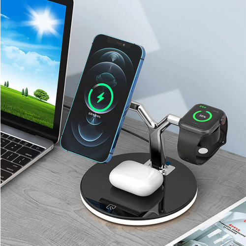  3 in 1 Magnetic Wireless Charger 25W Fast Charging Dock Station