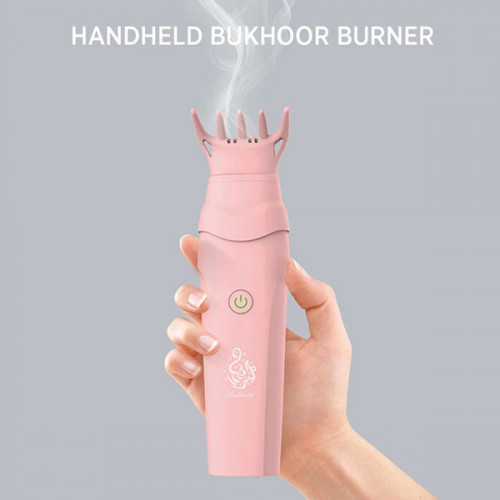 Rechargeable Electric Hair Incense Burner - Pink