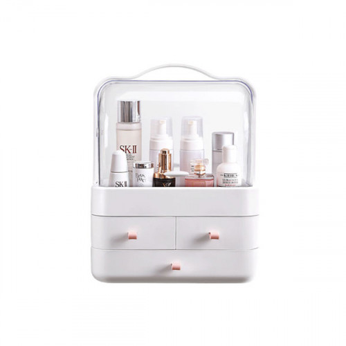 Makeup Organizer Box with Drawers