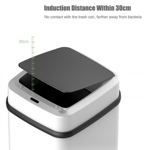 Home Smart Trash Can Automatic Induction with Lid Living Room Kitchen Bedroom Bathroom Infrared Sensor Home Smart Trash Can Automatic Induction with Lid Living Room Kitchen Bedroom Bathroom Infrared Sensor