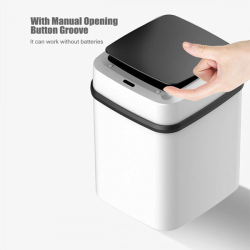 Home Smart Trash Can Automatic Induction with Lid Living Room Kitchen Bedroom Bathroom Infrared Sensor Home Smart Trash Can Automatic Induction with Lid Living Room Kitchen Bedroom Bathroom Infrared Sensor