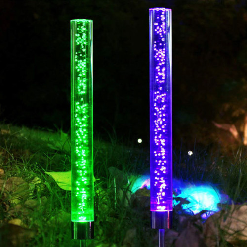 Solar Tube Waterproof 7 Color Changing L...