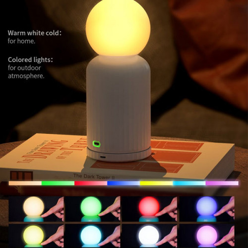 HOCO 2 in1 Wireless Charger with Night Lamp
