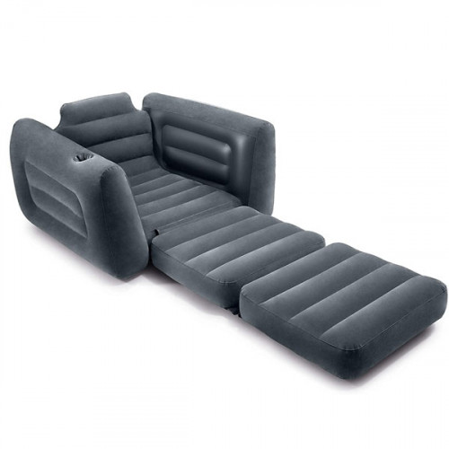 Intex Pull-Out Chair Inflatable Bed, 46" X 88" X 26"