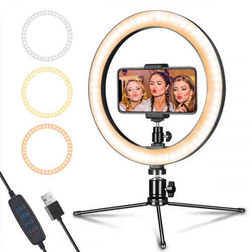 Portable Ring Light with Mini Tripod ( 1...