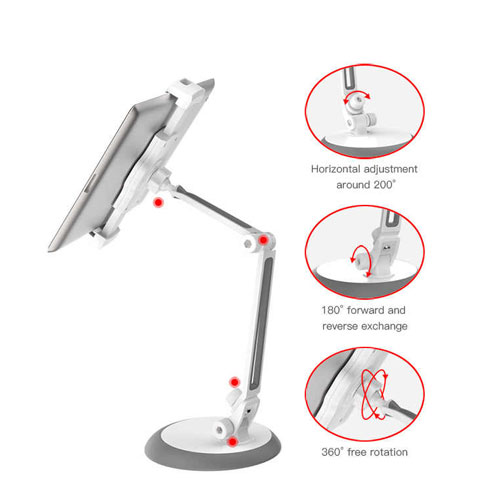 Universal 360 Rotation For Upto 4-11 InchTablet Stand 
