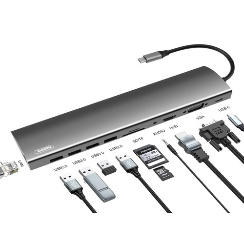 Remax 11 in 1 Hanmo Series Type-C Dockin...