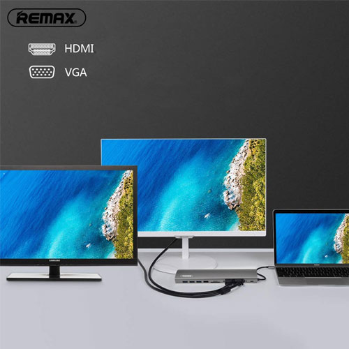 Remax 11 in 1 Hanmo Series Type-C Docking Station