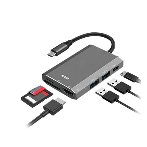 Remax 6 in 1 Type-C Docking Station 2 x ...