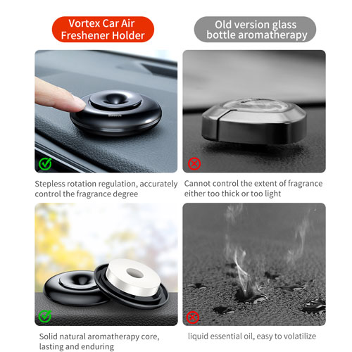 Baseus Metal Car Air Freshener ( with 4 Fragrance )