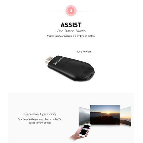 Miracast Wireless WiFi Display TV Dongle