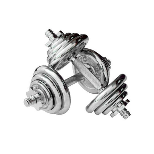 Chrome Dumbbell Set 15 kg (Pair)
