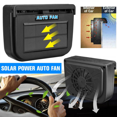 Solar Sun Power Car Auto Fan Air Vent Co...