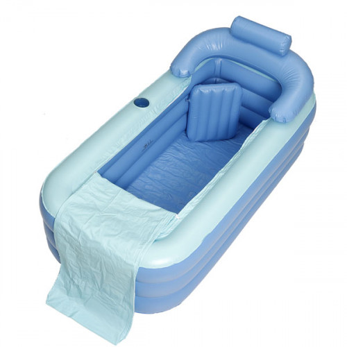      Portable Folding Inflatable Bath Tub 160x84x64cm
