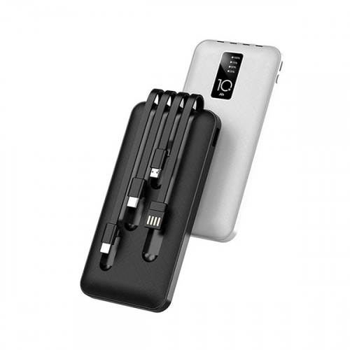 4 in 1 Cable 20000 mAh Power Bank For All Smart Phones