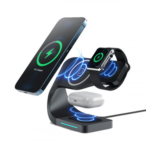 4 in 1 Magnetic Wireless Charger for iPh...