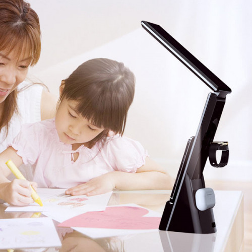 6 in 1 Table Lamps Wireless charger with LED Alarm Clock
