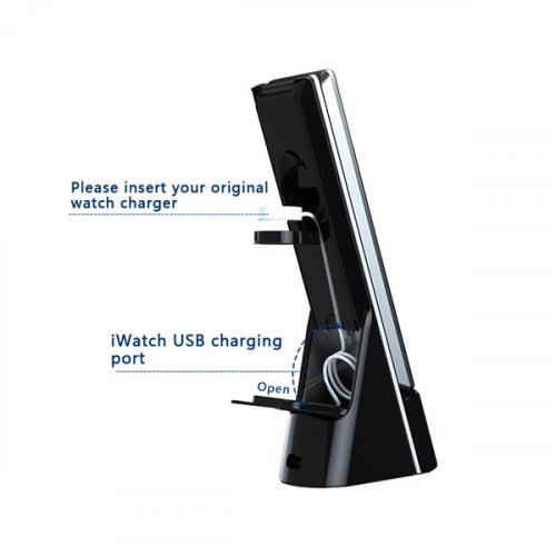 6 in 1 Table Lamps Wireless charger with LED Alarm Clock