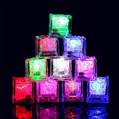 Light-up LED Ice Cubes ( Pack Of 12 )