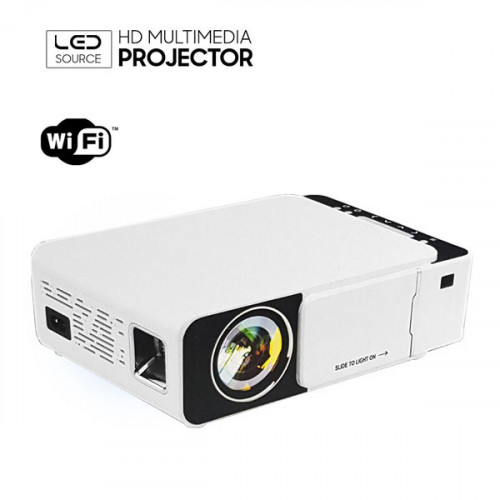    Portable HDMI WiFi LED Projector 4K 2...