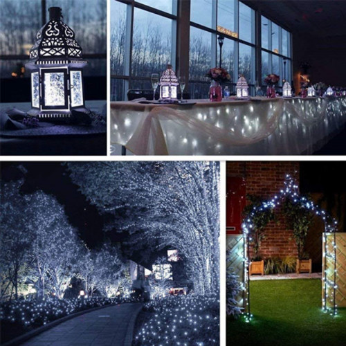 Solar String Fairy Garden Lights 100 LED (Cool White) 33 ft