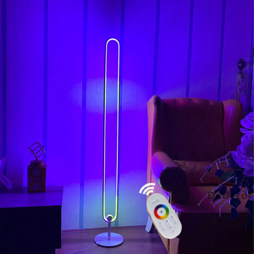 Modern RGB Corner Floor Lamp Colorful Standing Lamp