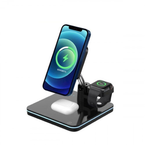 3 in 1 Foldable 15W Magnetic Wireless Ch...