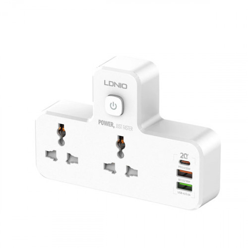 LDNIO SC2311 20W 3-Port USB Charger Exte...