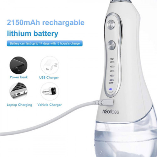 Cordless Oral Irrigator Rechargeable Portable Cleaner Jet