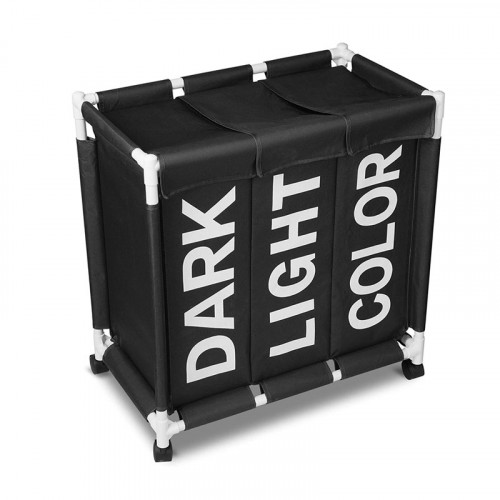 Foldable Laundry Basket Bag with 3 Secti...
