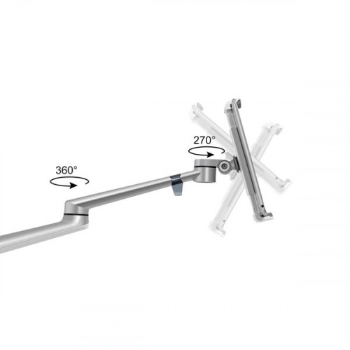 UPERGO Aluminum Adjustable Universal Flexible Floor Stand For iPads UpTo 13 inch