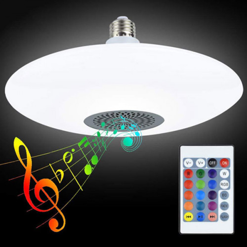 UFO smart music light bulb LED bluetooth speaker with Remote