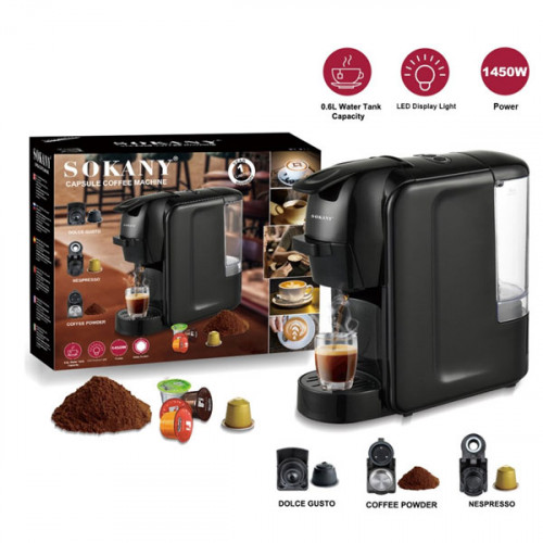 Sokany 1450W Espresso Coffee Machine 