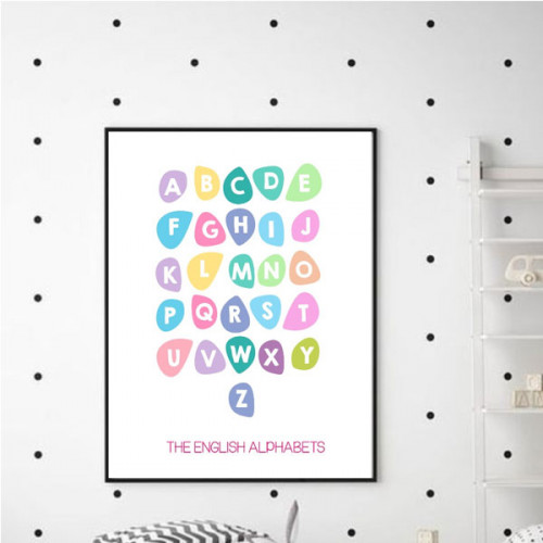 English Alphabets Nursery Frame - 20 CM ...